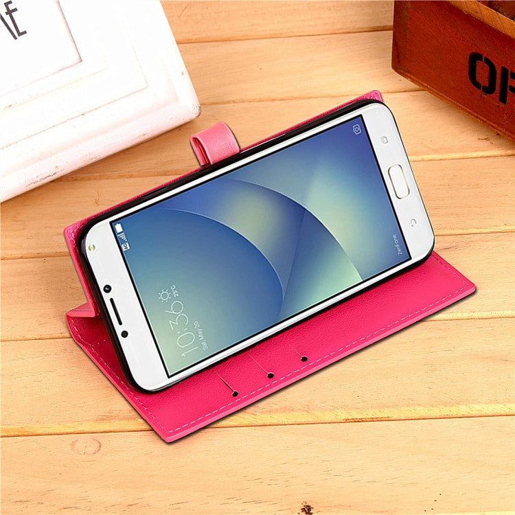 For Asus Zenfone 4 Max Pro ZC554KL Business Style Leather Case with Holder & Card Slots & Wallet