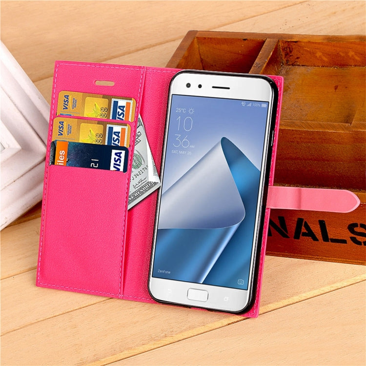 For ASUS ZenFone 4 Pro ZS551KL Business Style Leather Case with Holder & Card Slots & Wallet
