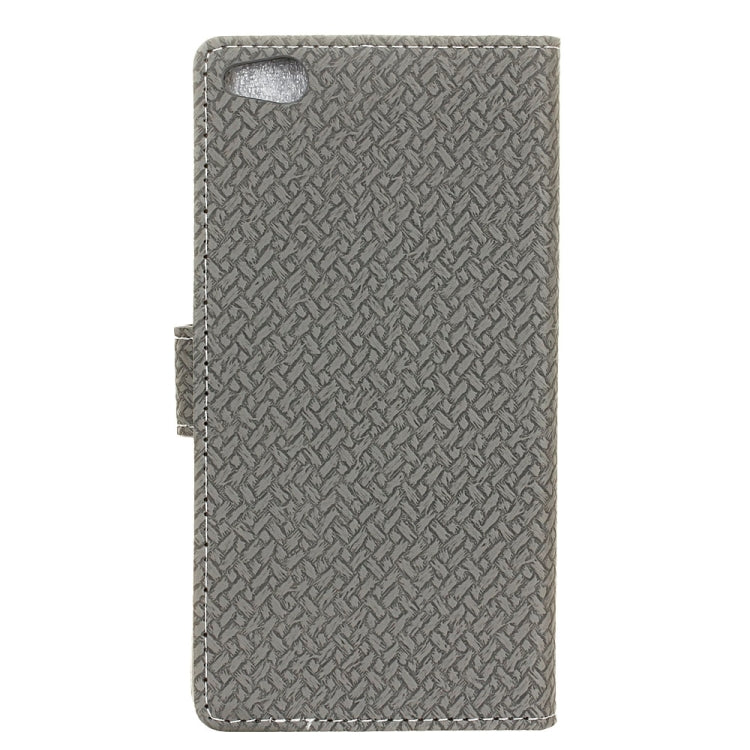For Xiaomi  Mi 5c Knit Texture Horizontal Flip Leather Case with Holder & Card Slots & Wallet