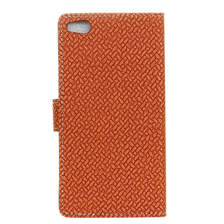 For Xiaomi  Mi 5c Knit Texture Horizontal Flip Leather Case with Holder & Card Slots & Wallet