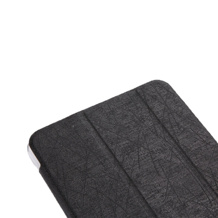 For Huawei  Honor Tablet 2 Oracle Bone Texture Transparent Back Cover Horizontal Flip Leather Case with Three-folding Holder