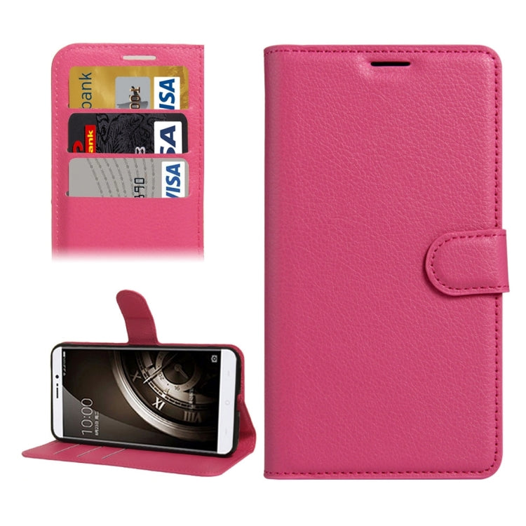 For QiKU 360 Q5 Litchi Texture Horizontal Flip PU Leather Case with Holder & Card Slots & Wallet
