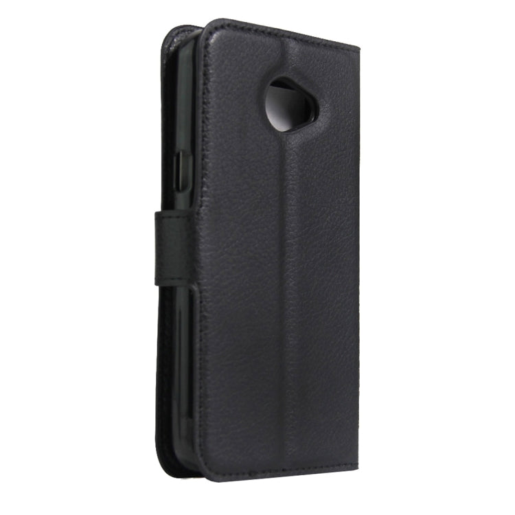 For LG K5 Litchi Texture Horizontal Flip Leather Case with Magnetic Buckle & Holder & Card Slots & Wallet