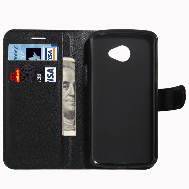 For LG K5 Litchi Texture Horizontal Flip Leather Case with Magnetic Buckle & Holder & Card Slots & Wallet