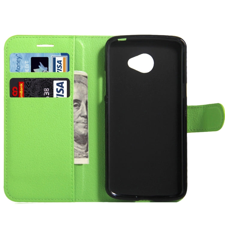 For LG K5 Litchi Texture Horizontal Flip Leather Case with Magnetic Buckle & Holder & Card Slots & Wallet