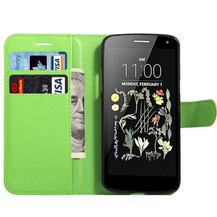 For LG K5 Litchi Texture Horizontal Flip Leather Case with Magnetic Buckle & Holder & Card Slots & Wallet