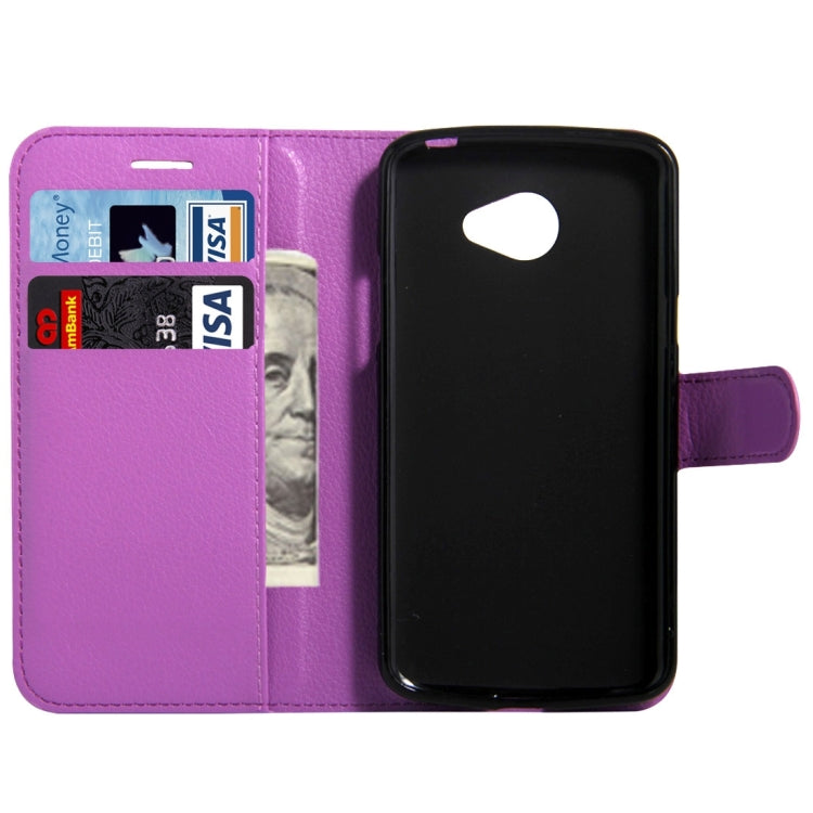 For LG K5 Litchi Texture Horizontal Flip Leather Case with Magnetic Buckle & Holder & Card Slots & Wallet