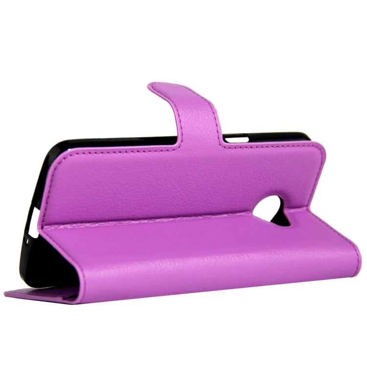 For LG K5 Litchi Texture Horizontal Flip Leather Case with Magnetic Buckle & Holder & Card Slots & Wallet