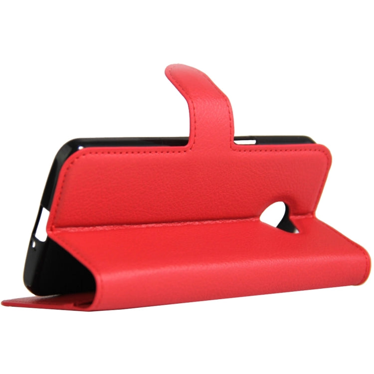 For LG K5 Litchi Texture Horizontal Flip Leather Case with Magnetic Buckle & Holder & Card Slots & Wallet