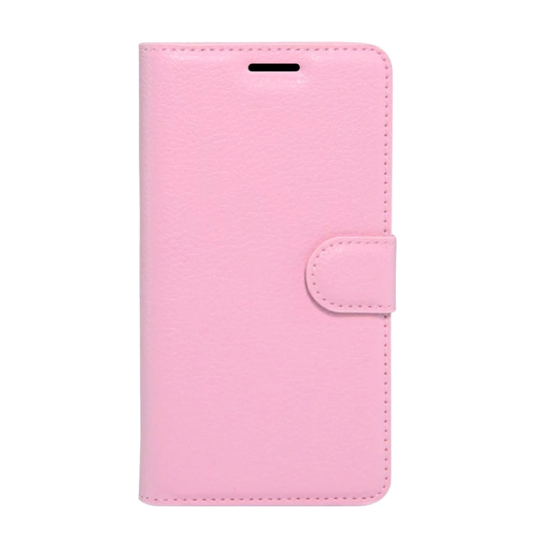 Litchi Texture Horizontal Flip Genuine Leather Case with Holder & Card Slots & Wallet for Alcatel POP 4S