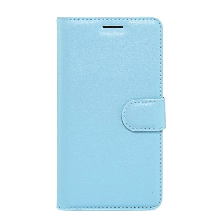 Litchi Texture Horizontal Flip Genuine Leather Case with Holder & Card Slots & Wallet for Alcatel POP 4S