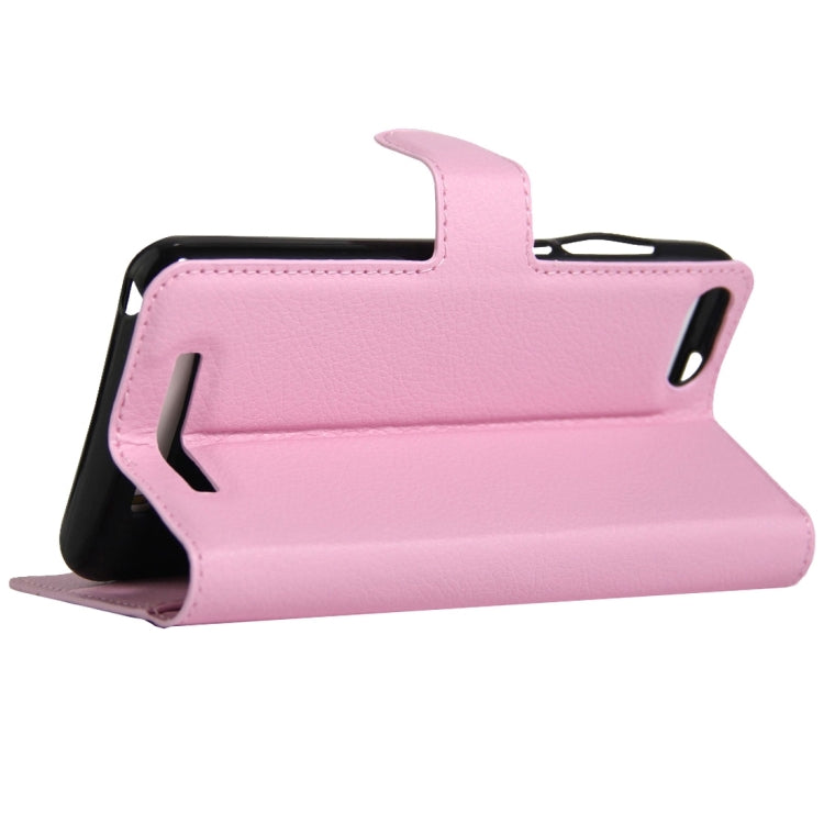 For Wiko Lenny 3 Litchi Texture Horizontal Flip Leather Case with Magnetic Buckle & Holder & Card Slots & Wallet