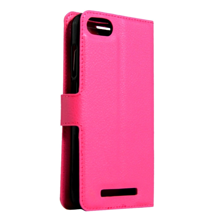 For Wiko Lenny 3 Litchi Texture Horizontal Flip Leather Case with Magnetic Buckle & Holder & Card Slots & Wallet