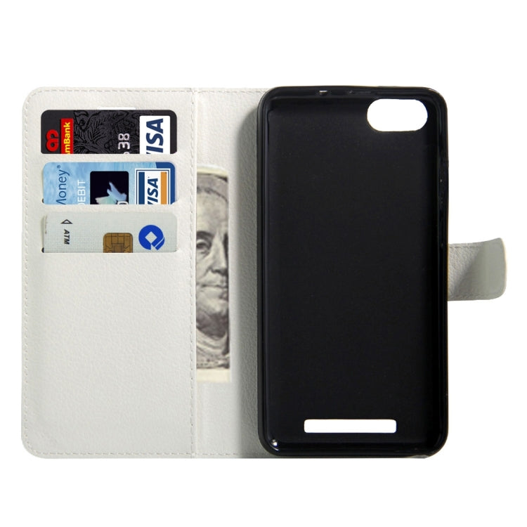 For Wiko Lenny 3 Litchi Texture Horizontal Flip Leather Case with Magnetic Buckle & Holder & Card Slots & Wallet