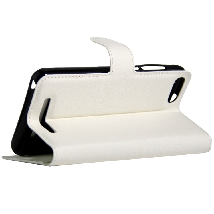 For Wiko Lenny 3 Litchi Texture Horizontal Flip Leather Case with Magnetic Buckle & Holder & Card Slots & Wallet