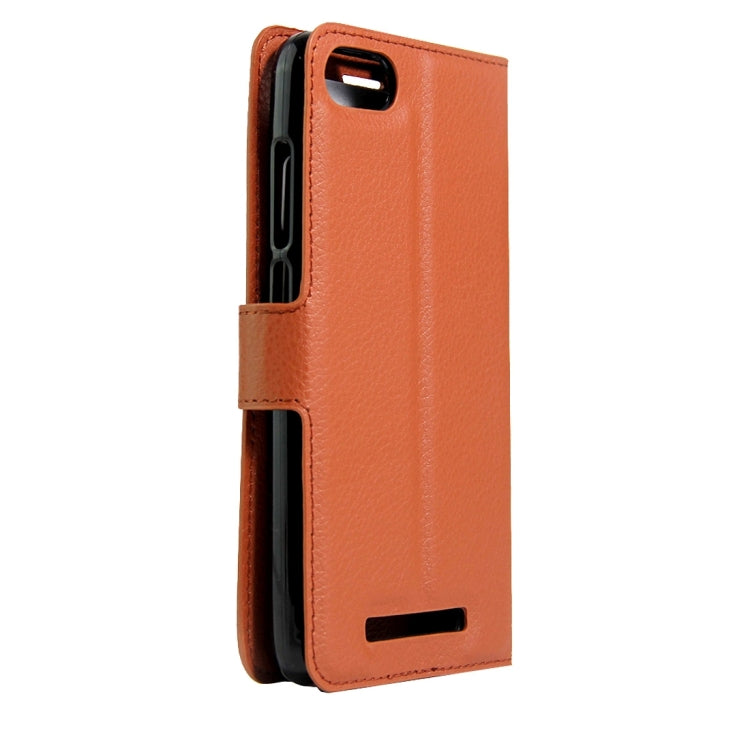 For Wiko Lenny 3 Litchi Texture Horizontal Flip Leather Case with Magnetic Buckle & Holder & Card Slots & Wallet