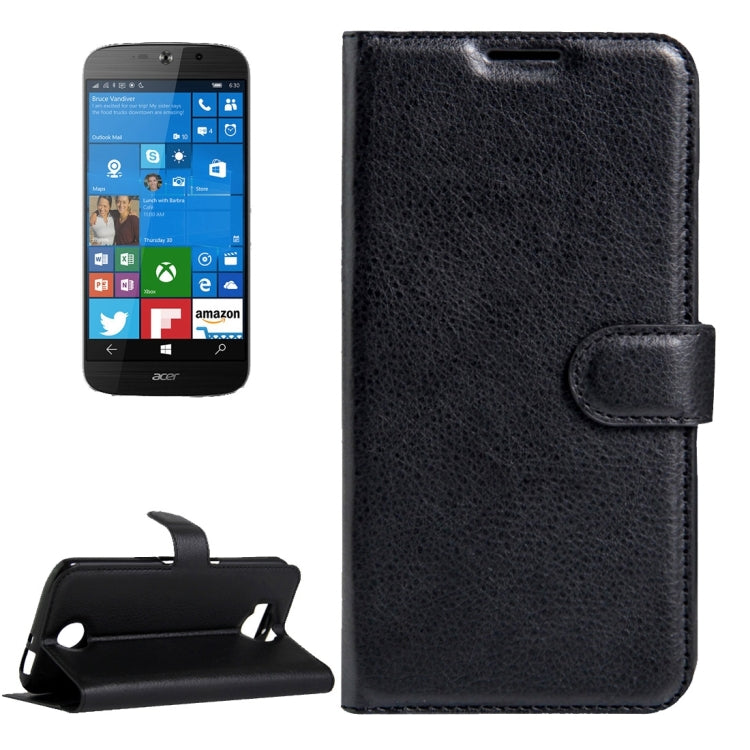 For Acer Liquid Jade Primo 5.5 inch & Liquid Jade 2 Litchi Texture Horizontal Flip Leather Case with Magnetic Buckle & Holder & Card Slots & Wallet
