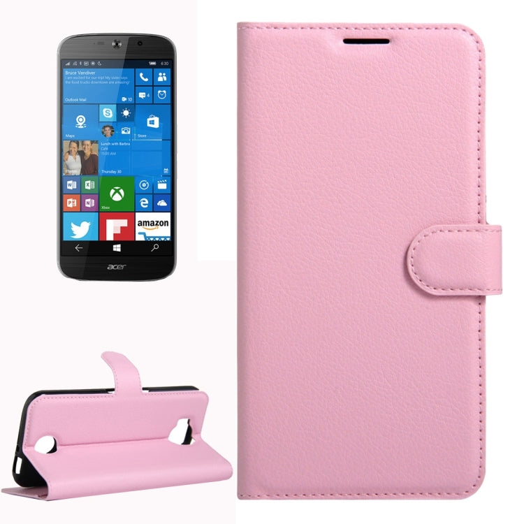 For Acer Liquid Jade Primo 5.5 inch & Liquid Jade 2 Litchi Texture Horizontal Flip Leather Case with Magnetic Buckle & Holder & Card Slots & Wallet