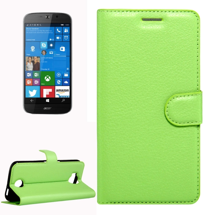 For Acer Liquid Jade Primo 5.5 inch & Liquid Jade 2 Litchi Texture Horizontal Flip Leather Case with Magnetic Buckle & Holder & Card Slots & Wallet