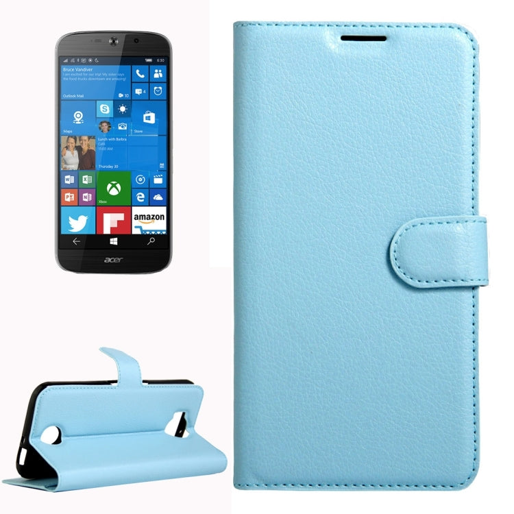 For Acer Liquid Jade Primo 5.5 inch & Liquid Jade 2 Litchi Texture Horizontal Flip Leather Case with Magnetic Buckle & Holder & Card Slots & Wallet