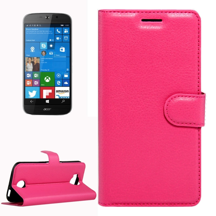 For Acer Liquid Jade Primo 5.5 inch & Liquid Jade 2 Litchi Texture Horizontal Flip Leather Case with Magnetic Buckle & Holder & Card Slots & Wallet