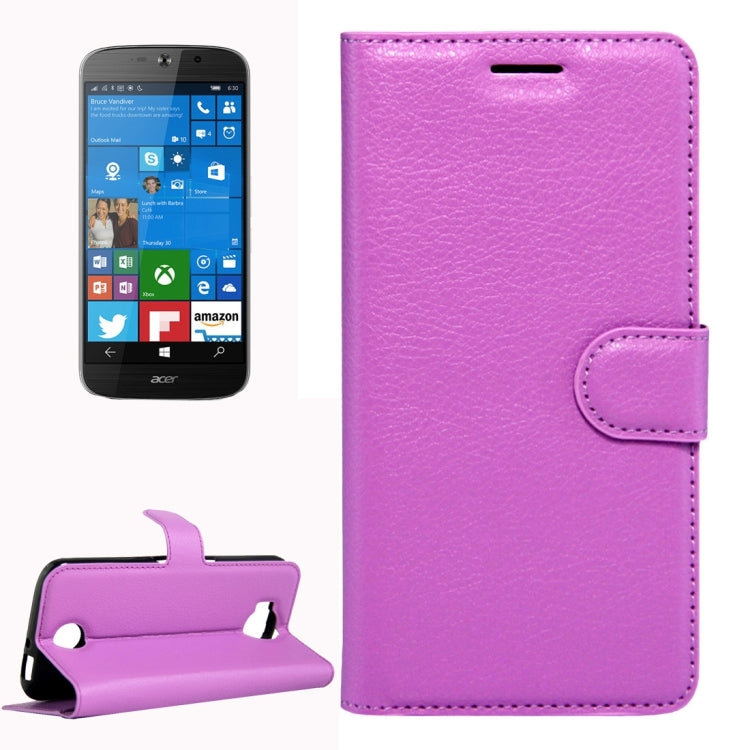 For Acer Liquid Jade Primo 5.5 inch & Liquid Jade 2 Litchi Texture Horizontal Flip Leather Case with Magnetic Buckle & Holder & Card Slots & Wallet