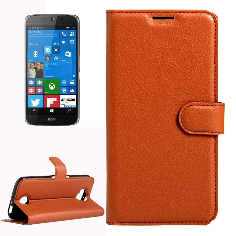 For Acer Liquid Jade Primo 5.5 inch & Liquid Jade 2 Litchi Texture Horizontal Flip Leather Case with Magnetic Buckle & Holder & Card Slots & Wallet