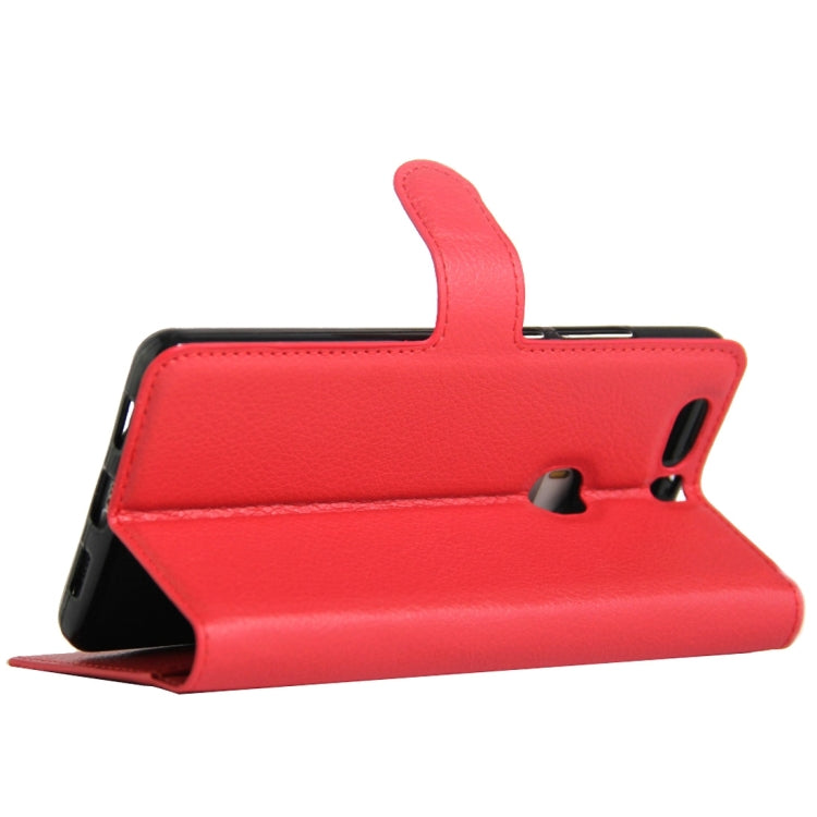 For Huawei  Honor V8 Litchi Texture Horizontal Flip Leather Case with Magnetic Buckle & Holder & Card Slots & Wallet