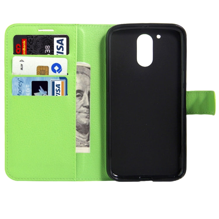 For Motorola Moto G (4rd gen) & G (4rd gen) Plus Litchi Texture Horizontal Flip Leather Case with Magnetic Buckle & Holder & Card Slots & Wallet