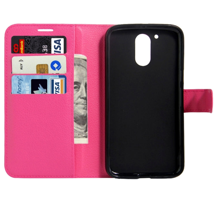 For Motorola Moto G (4rd gen) & G (4rd gen) Plus Litchi Texture Horizontal Flip Leather Case with Magnetic Buckle & Holder & Card Slots & Wallet