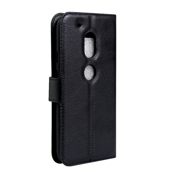 For Motorola Moto G4 Play Litchi Texture Horizontal Flip Leather Case with Magnetic Buckle & Holder & Card Slots & Wallet