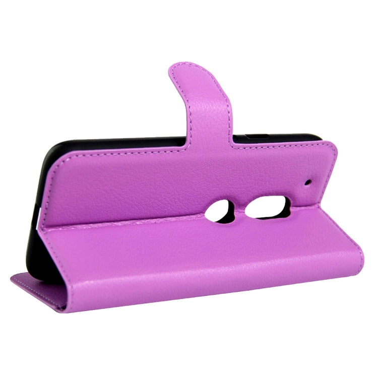 For Motorola Moto G4 Play Litchi Texture Horizontal Flip Leather Case with Magnetic Buckle & Holder & Card Slots & Wallet