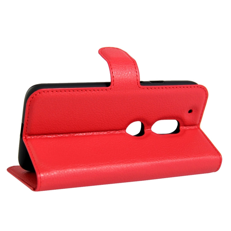 For Motorola Moto G4 Play Litchi Texture Horizontal Flip Leather Case with Magnetic Buckle & Holder & Card Slots & Wallet