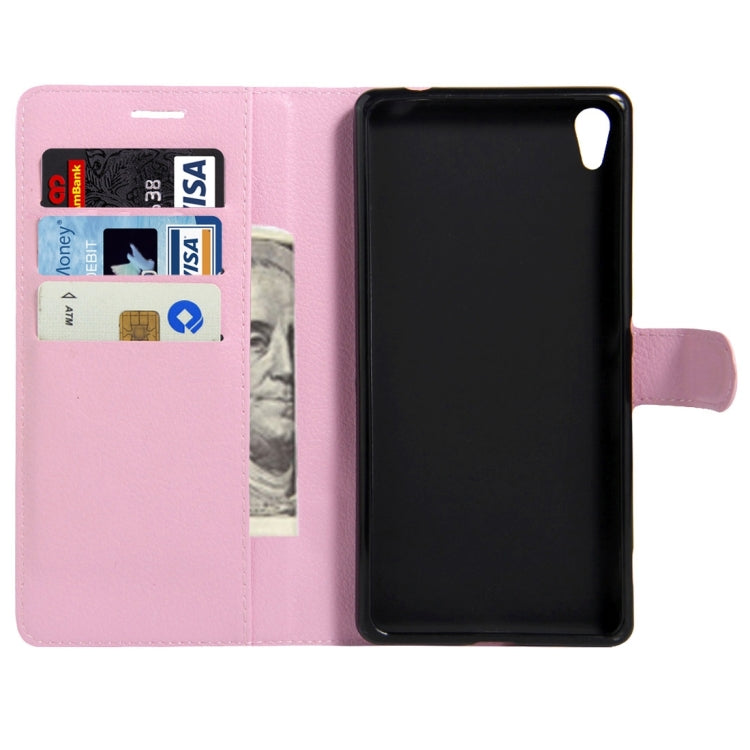 For Sony Xperia XA Ultra Litchi Texture Horizontal Flip Leather Case with Magnetic Buckle & Holder & Card Slots & Wallet