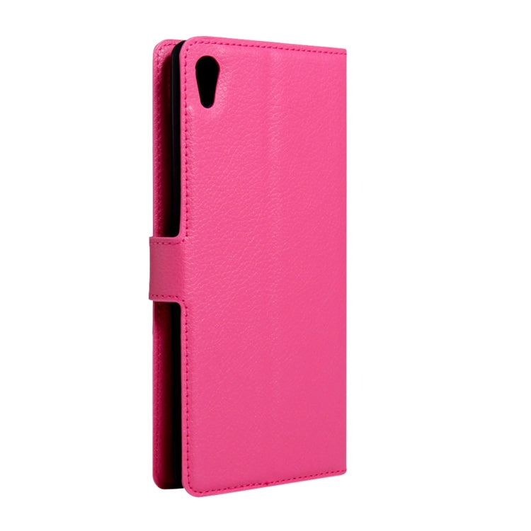 For Sony Xperia XA Ultra Litchi Texture Horizontal Flip Leather Case with Magnetic Buckle & Holder & Card Slots & Wallet