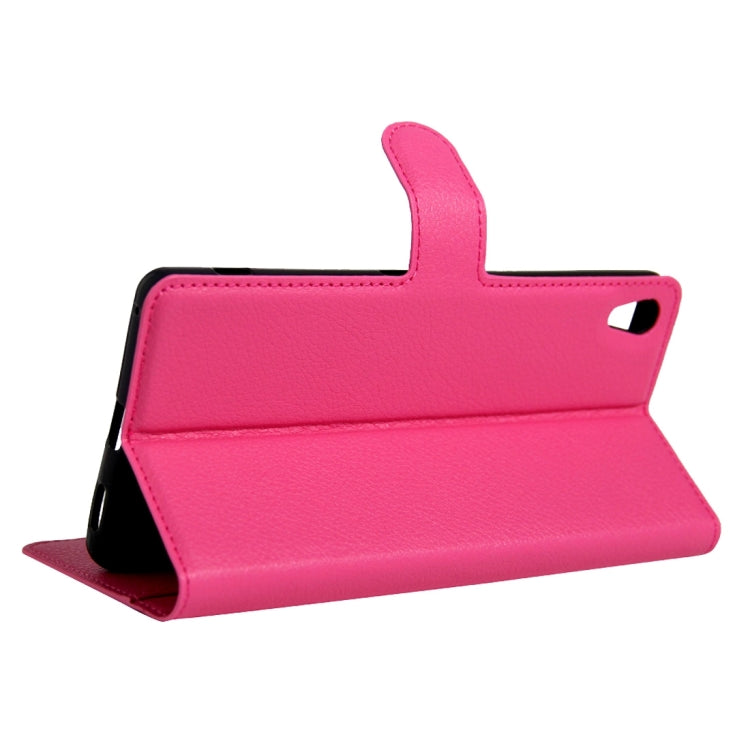 For Sony Xperia XA Ultra Litchi Texture Horizontal Flip Leather Case with Magnetic Buckle & Holder & Card Slots & Wallet