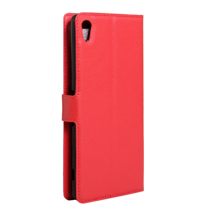 For Sony Xperia XA Ultra Litchi Texture Horizontal Flip Leather Case with Magnetic Buckle & Holder & Card Slots & Wallet