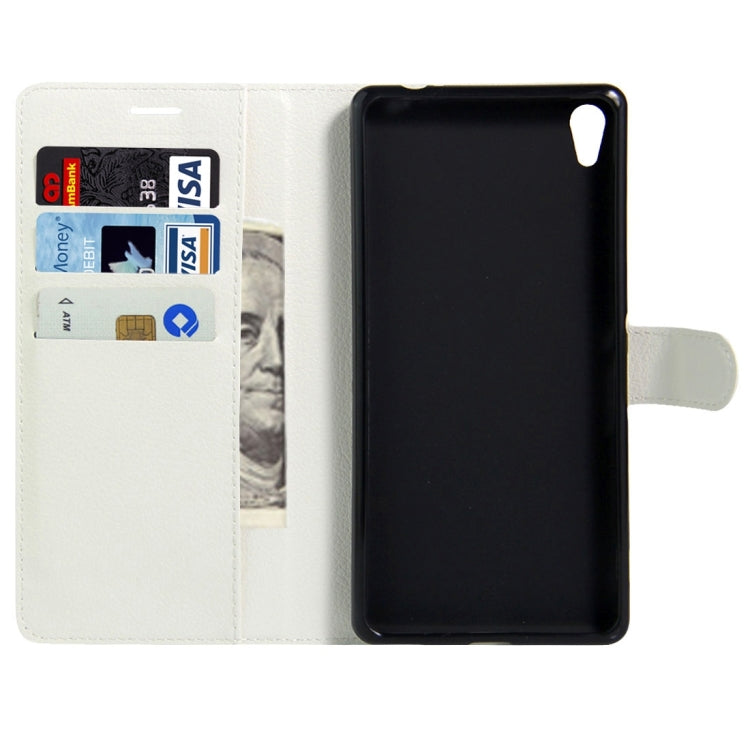 For Sony Xperia XA Ultra Litchi Texture Horizontal Flip Leather Case with Magnetic Buckle & Holder & Card Slots & Wallet