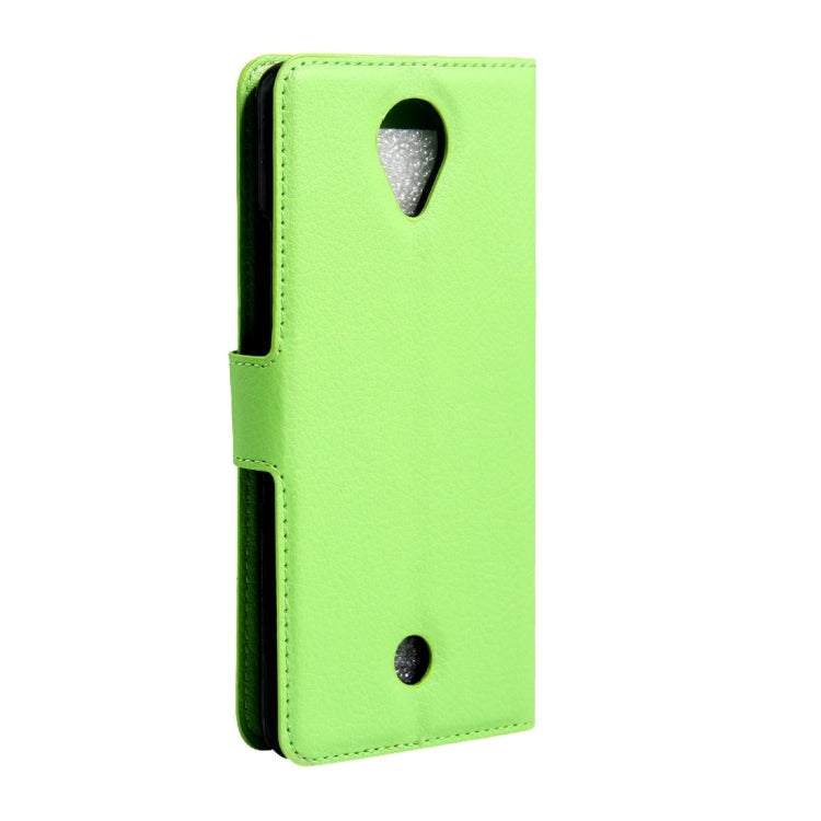 For Wiko U Feel Litchi Texture Horizontal Flip Leather Case with Magnetic Buckle & Holder & Card Slots & Wallet