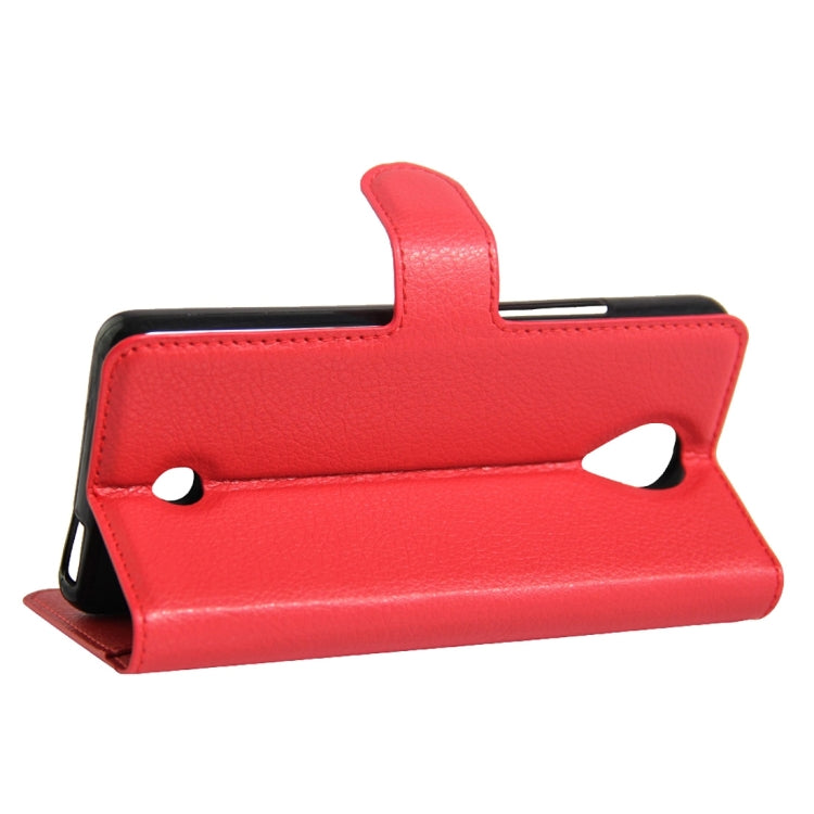 For Wiko U Feel Litchi Texture Horizontal Flip Leather Case with Magnetic Buckle & Holder & Card Slots & Wallet