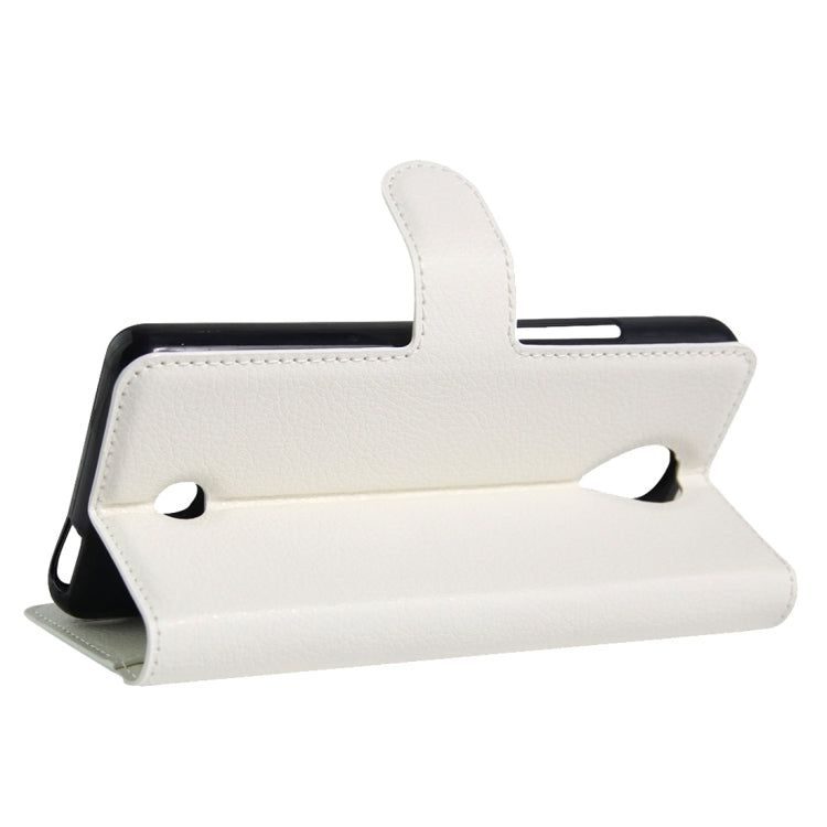 For Wiko U Feel Litchi Texture Horizontal Flip Leather Case with Magnetic Buckle & Holder & Card Slots & Wallet