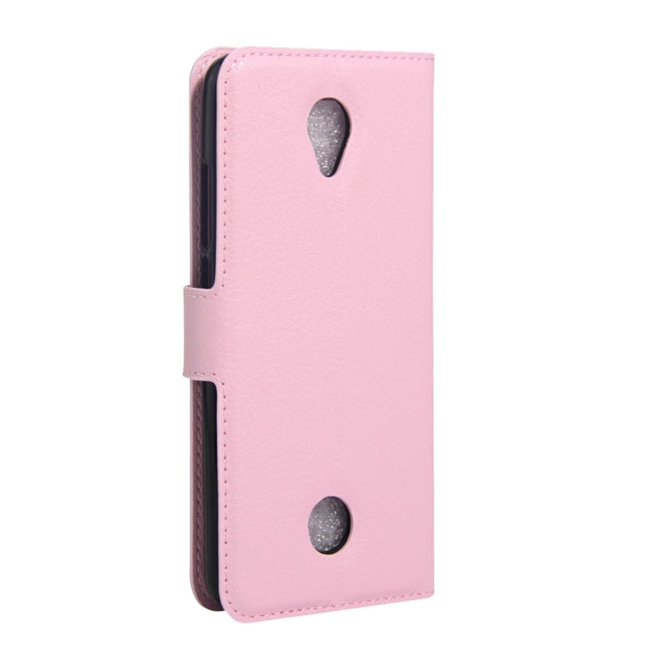 For Acer Liquid Zest / Z525 Litchi Texture Horizontal Flip Leather Case with Magnetic Buckle & Holder & Card Slots & Wallet