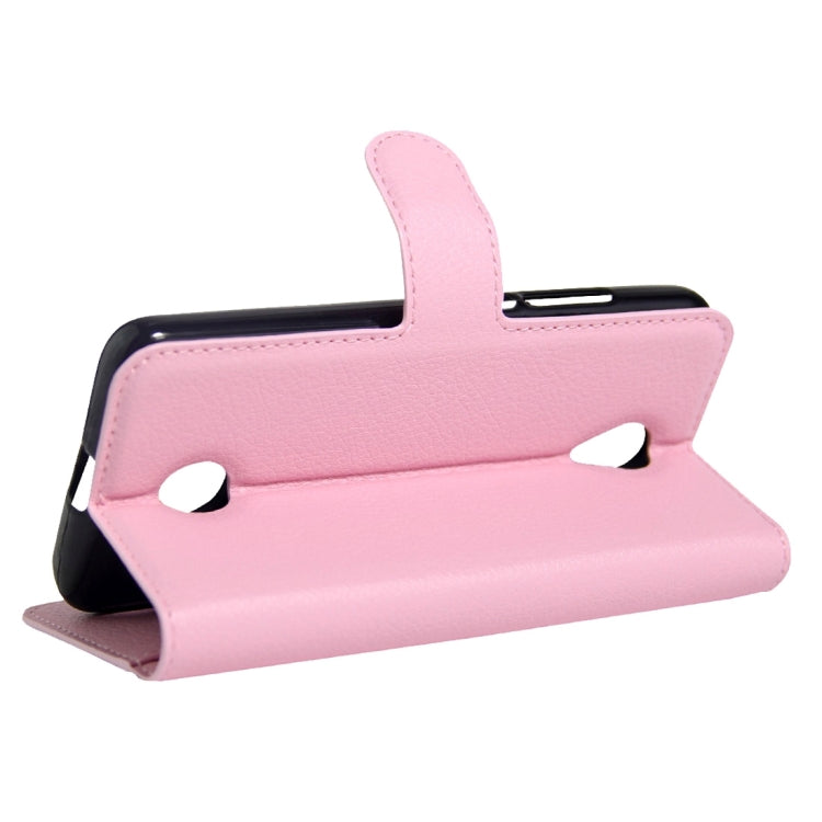 For Acer Liquid Zest / Z525 Litchi Texture Horizontal Flip Leather Case with Magnetic Buckle & Holder & Card Slots & Wallet