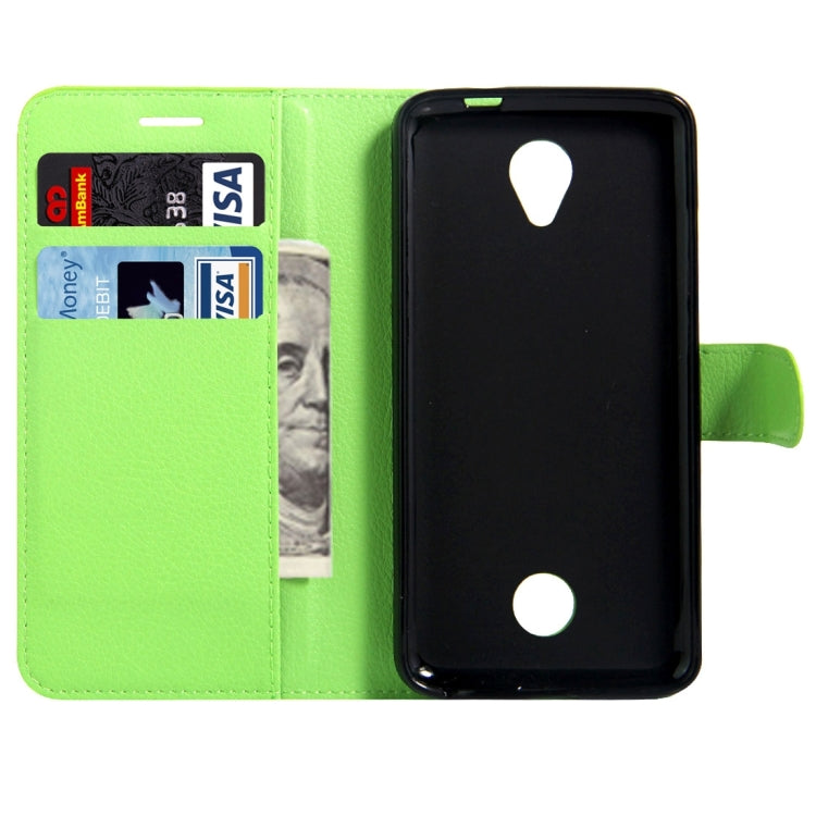 For Acer Liquid Zest / Z525 Litchi Texture Horizontal Flip Leather Case with Magnetic Buckle & Holder & Card Slots & Wallet