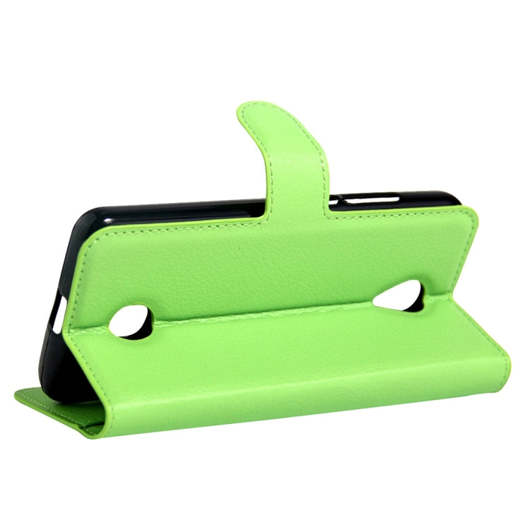 For Acer Liquid Zest / Z525 Litchi Texture Horizontal Flip Leather Case with Magnetic Buckle & Holder & Card Slots & Wallet