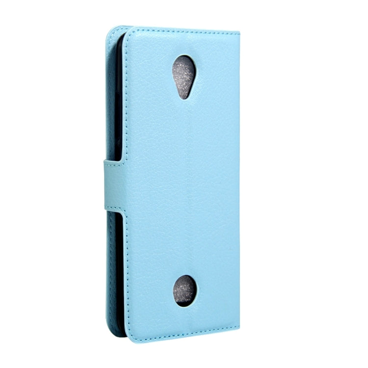 For Acer Liquid Zest / Z525 Litchi Texture Horizontal Flip Leather Case with Magnetic Buckle & Holder & Card Slots & Wallet