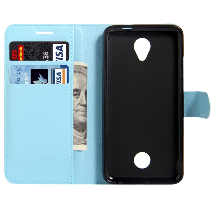 For Acer Liquid Zest / Z525 Litchi Texture Horizontal Flip Leather Case with Magnetic Buckle & Holder & Card Slots & Wallet