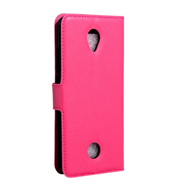 For Acer Liquid Zest / Z525 Litchi Texture Horizontal Flip Leather Case with Magnetic Buckle & Holder & Card Slots & Wallet