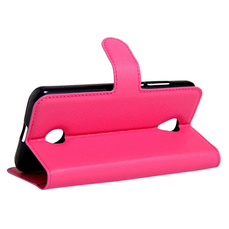 For Acer Liquid Zest / Z525 Litchi Texture Horizontal Flip Leather Case with Magnetic Buckle & Holder & Card Slots & Wallet