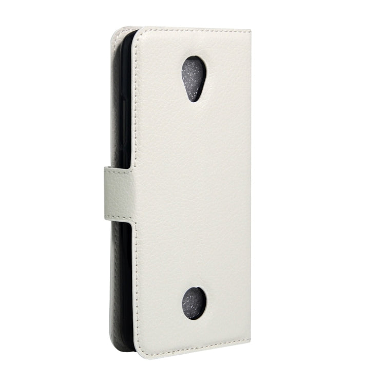 For Acer Liquid Zest / Z525 Litchi Texture Horizontal Flip Leather Case with Magnetic Buckle & Holder & Card Slots & Wallet